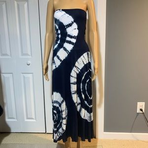 INC Tie-Dyed Convertible Dress/skirt